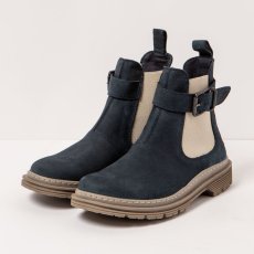 Kotníkové boty#1892 NOBUCK NAVY-TAUPE/ BIRMINGHAM