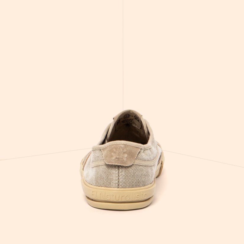 Barefoot plátěné tenisky TEKO#N5953 WASHED COTTON BEIG/TEKO