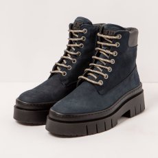 Dámské kotníčkové boty#1967 NOBUCK NAVY/AMBERES
