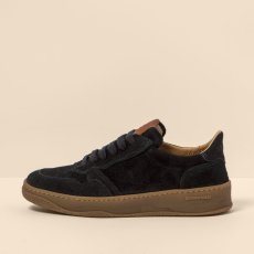 Semišové tenisky GEO#N5844S SILK SUEDE BLACK/ GEO