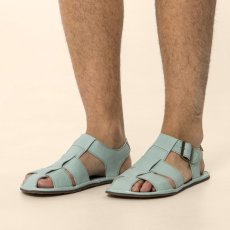 Sandály barefoot#N5681 SOFT NAPPA BLUE/ BARE SANDALS