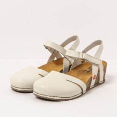 Dámské sandály na klínku I LIVE#1931 NAPPA CREAM/ I LIVE