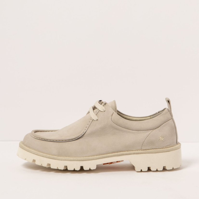 Kožené polobotky#1483 NOBUCK BONE / DENVER