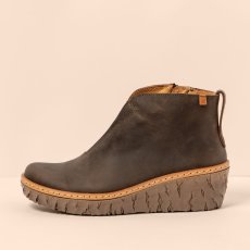 Kotníčkové boty na klínku#N5168 ARIZONA KAKI / MYTH YGGDRASIL