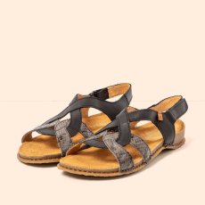 Elegantní dámské sandály PANGLAO#N5819 SNAKE BLACK-GREY /PANGLAO