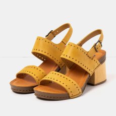 Dámské sandály na podpatku I WISH#1864 ROMA YELLOW/ I WISH