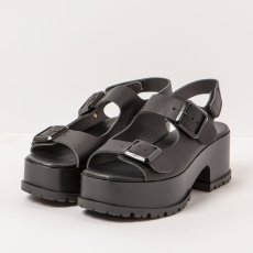 Sandály na platformě#1821 NAPPA BLACK/ MANCHESTER