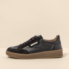 Designové tenisky#N5842 MULTI MATERIAL BLACK-CARAMELO/ GEO