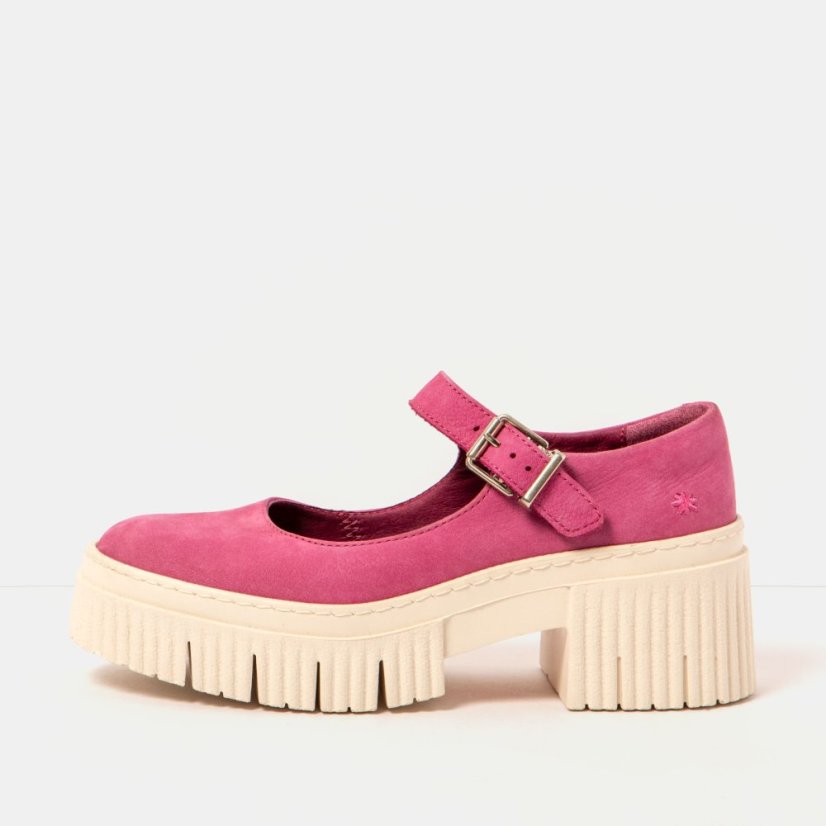 Dámská obuv na podpadku#1373 NOBUCK PINK/YORK