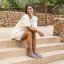 Barefoot pantofle BARE#N5682 NOBUCK LAVADO MALVA/ BARE SANDALS