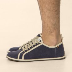 Veganské barefootové tenisky#N5674T RECYCLED COTTON INDIGO/ BARE
