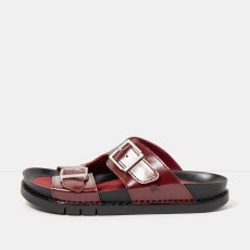 Unisex pantofle KASSEL#2020 NAPPA SHINNY BURDEOS/ KASSEL