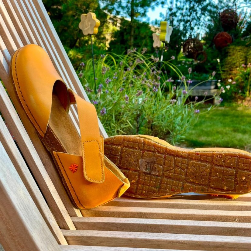 Dámské sandály CRETA#0384 NAPPA YELLOW