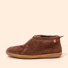 Semišové polobotky EL VIAJERO#N5290 SILK SUEDE CHOCOLATE / EL VIAJERO