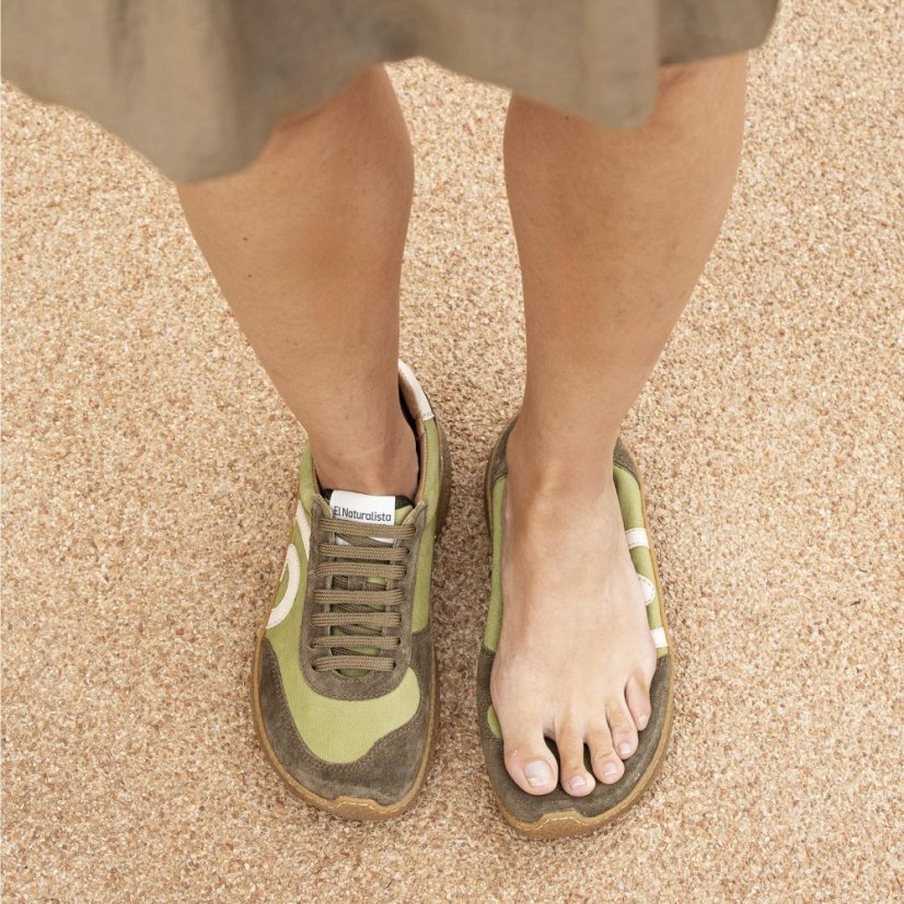 Barefoot tenisky OROEL#N5435 MULTI LEATHER FOREST/OROEL