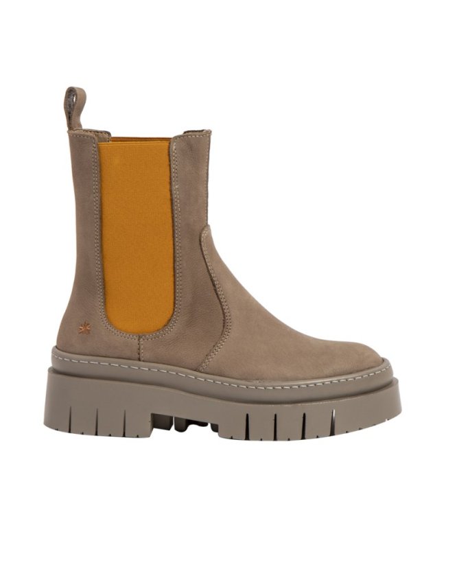 Chelsea boty#1954 NOBUCK TAUPE-SKIMO/AMBERES