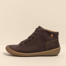 Kotníčkové boty#N5773 WAX NAPPA BROWN/PAWIKAN