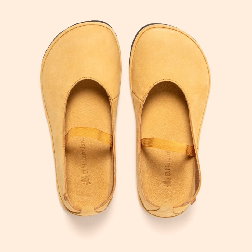 Barefoot baleríny BARE#N5670 NOBUCK HONEY/ BARE
