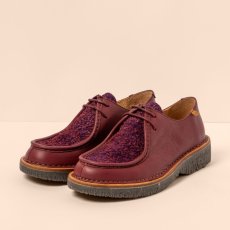 Dámské kožené polobotky#N5584 SOFT NAPPA WULF MORADO/ VOLCANO