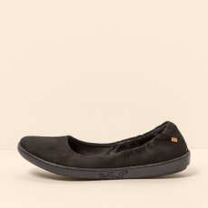 Baleríny CORAL#N5300 NOBUCK LAVADO BLACK-BLACK/ CORAL