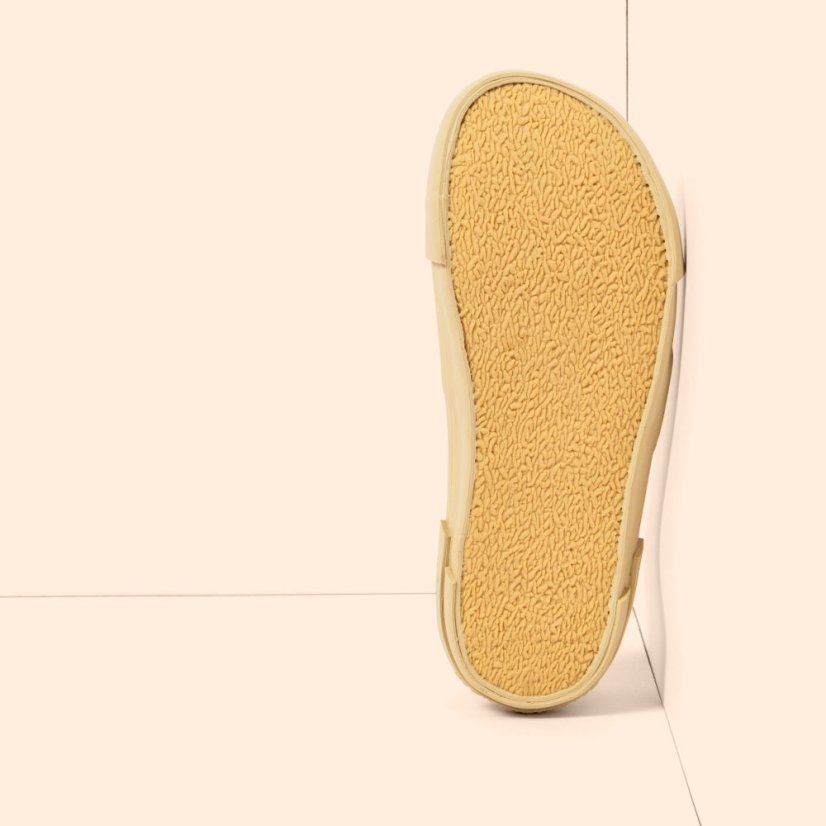 Barefoot plátěné tenisky TEKO#N5953 WASHED COTTON HONEY/TEKO