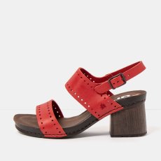 Dámské sandály na podpatku I WISH#1864 ROMA RED/ I WISH
