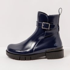 Kotníčkové boty#1837 NAPPA SHINNY NAVY/OXFORD