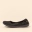 Baleríny CORAL#N5300 NOBUCK LAVADO BLACK-BLACK/ CORAL