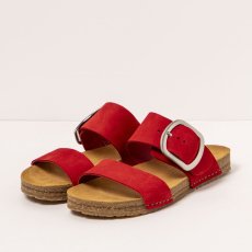 Dámské sandály#0175 NOBUCK RED/ CRETA Dámské sandály#0175 NOBUCK RED/ CRETA