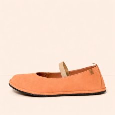 Barefoot baleríny BARE#N5670 NOBUCK LAVADO SALMON/ BARE