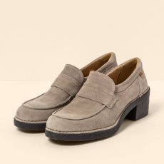 Mokasíny na podpatku#N5667 SILK SUEDE TAUPE / TICINO Mokasíny na podpatku#N5667 SILK SUEDE TAUPE / TICINO