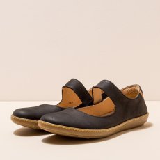 Baleríny Mary Jane CORAL#N5301 PLEASANT BLACK/ CORAL