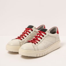 Skate tenisky#1786 NAPPA CREAM-RED/ BELLEVILLE