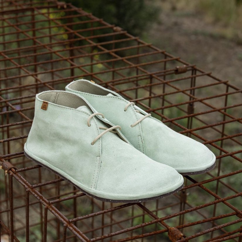 Barefoot kotníkové boty BARE#N5672 SILK SUEDE BLACK/ BARE