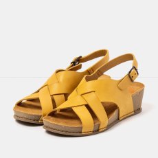 Dámské sandály na klínku I LIVE#1934 ROMA YELLOW/ I LIVE