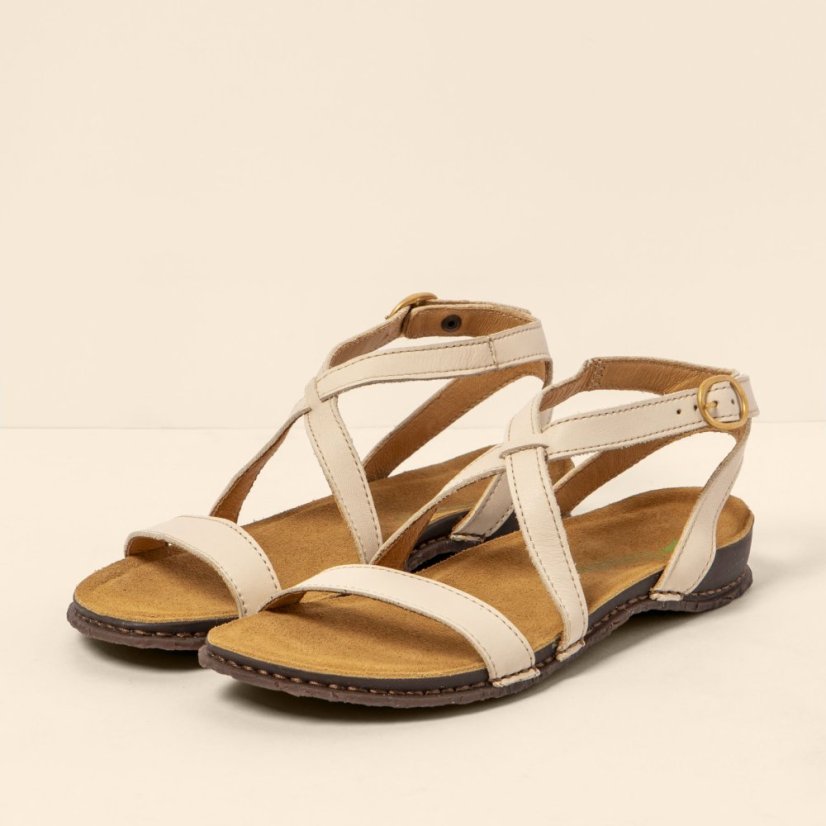 Dámské sandály PANGLAO#N5802 SOFT NAPPA CREAM/PANGLAO