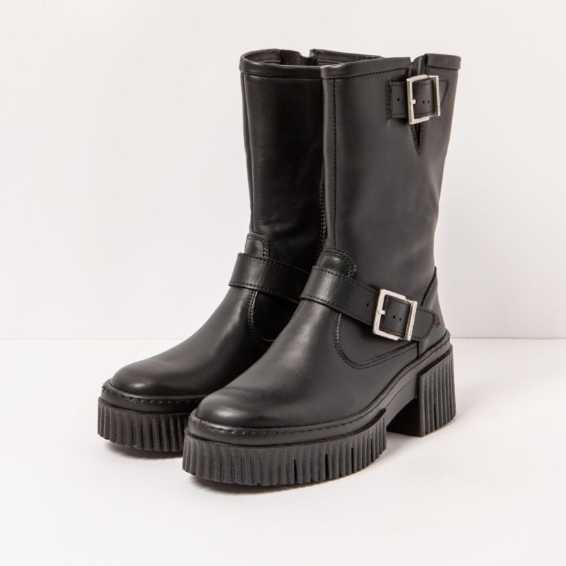 Kozačky na podpadku#1397 NAPPA BLACK /YORK