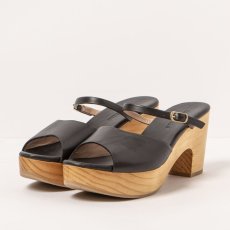 Designové dámské pantofle#S3273 NAPPA BLACK/ ST.LAURENT SANDAL