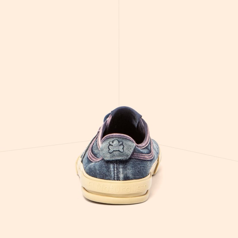 Barefoot plátěné tenisky TEKO#N5954 WASHED COTTON DENIM/TEKO