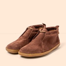 Semišové polobotky EL VIAJERO#N5290 SILK SUEDE CHOCOLATE / EL VIAJERO