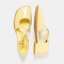 Dámské elegantní sandály BERGAMO#2002 NAPPA SHINNY PALE YELLOW / BERGAMO