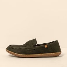 Kožené mokasíny EL VIAJERO#N5294 NOBUCK LAVADO KAKI/EL VIAJERO Kožené mokasíny EL VIAJERO#N5294 NOBUCK LAVADO KAKI/EL VIAJERO