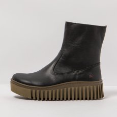 Kotníková obuv na platformě#1531 NAPPA BLACK-BRONZE/BRIGHTON