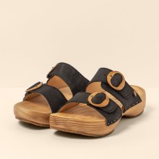 Dřevěné pantofle#N5835 PLEASANT BLACK / SHOKUNIN Dřevěné pantofle#N5835 PLEASANT BLACK / SHOKUNIN