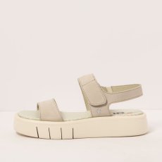 Sandály na platformě#1854F NOBUCK BONE/ MALAGA