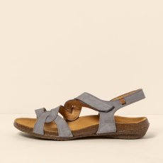 Dámské kožené sandály WAKATAUA#N5079 NOBUCK LAVADO DENIM / WAKATAUA
