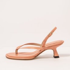 Luxusní sandály na podpatku#S3166 NAPPA PEACH PINK/ GLERA