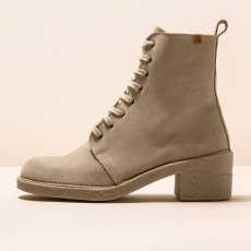 Polokozačky na podpatku#N5660 LUX SUEDE PIEDRA / TICINO