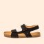 Barefoot sandály HORIZON#N6003 NOBUCK BLACK / HORIZON