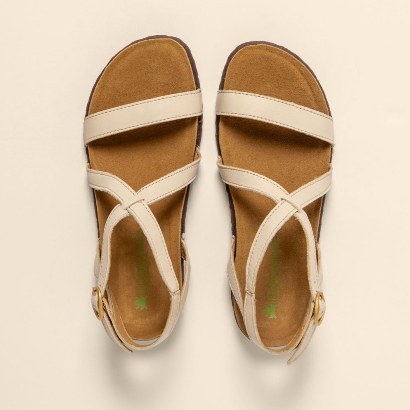 Dámské sandály PANGLAO#N5802 SOFT NAPPA CREAM/PANGLAO